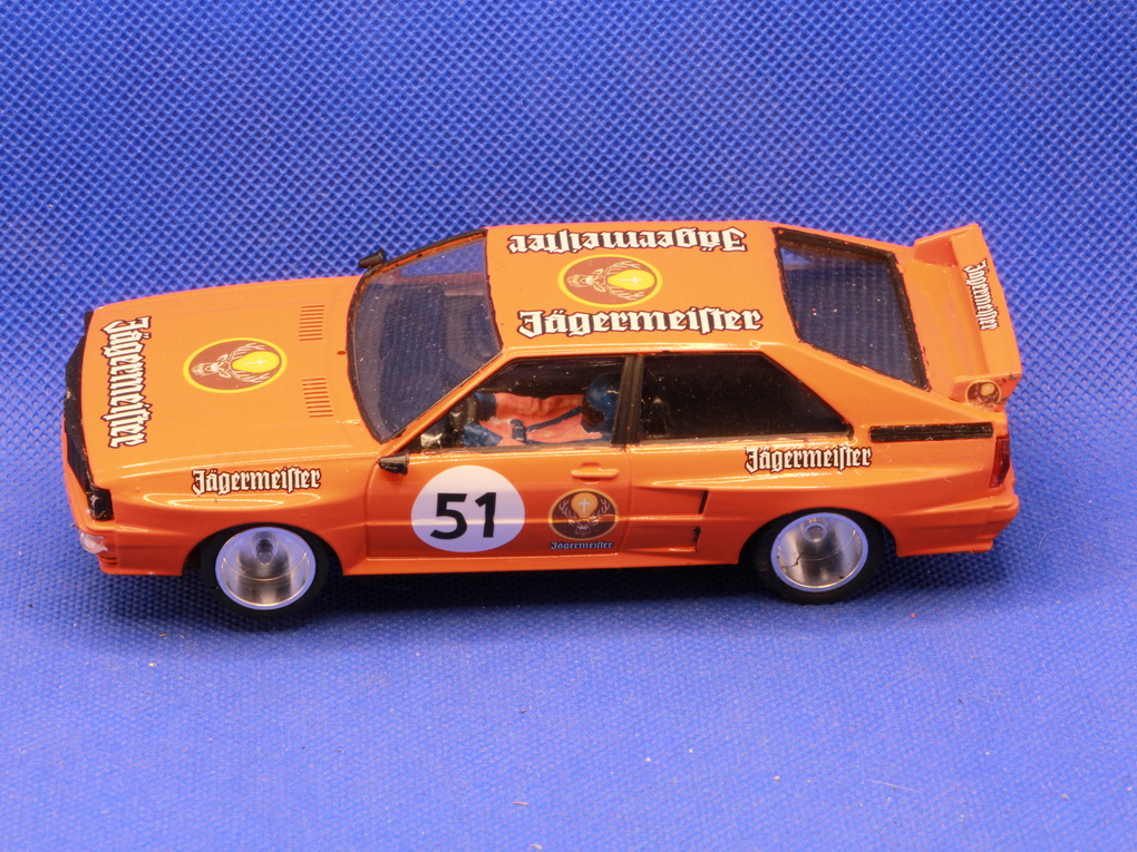 Slotcars66 Audi Quattro A2 1/32nd scale Team Slot slot car orange #51 kit built  